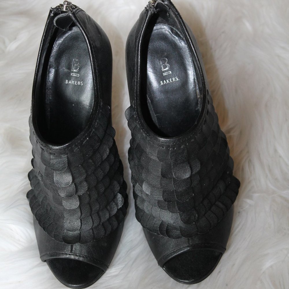 Bakers Ruffle Open-toe Shoes